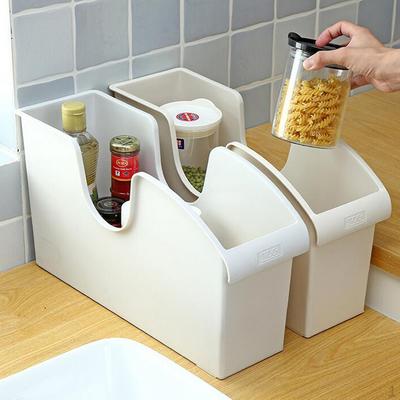 Cabinet Organizer - Refrigerator Food Storage Basket Bin Use Maximize Space