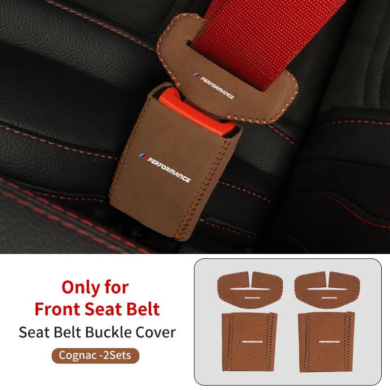 Car Sticker 2025 Hot Car Seat Belt Buckle Protective Cover Safety Belt Plug Clip Case For BMW M X1 X3 X5 X6 X7 E30 E90 M3 E84 E8