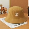 R Letter Fisherman Hat Unisex Spring/summer Sun Visor Hat Outdoor Travel Beach Camping Casual Hat