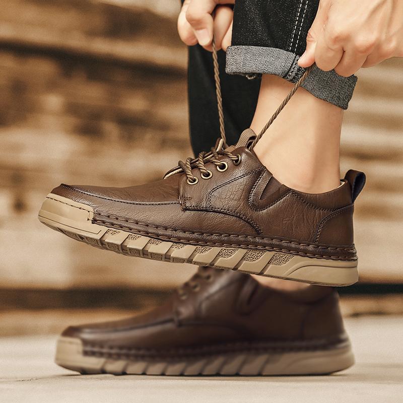 Handmade Men Shoes Casual Leather Shoes For Men Loafers Moccasins Men Flats Shoes Driving Shoes