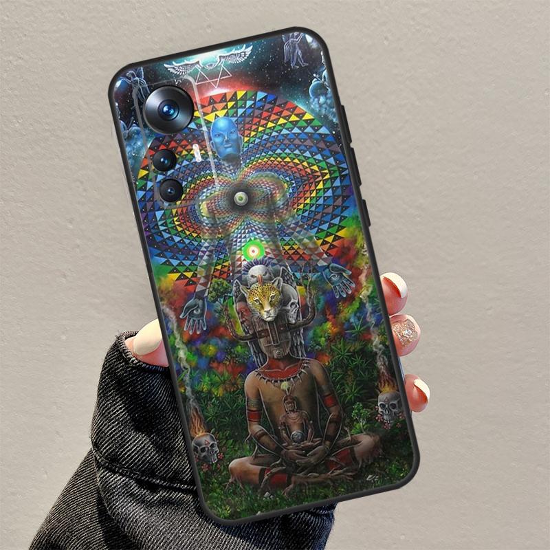 Spiritual Trippy Psychedelic Case For Xiaomi 15 13 14 Ultra 11T 12T 13T 14T Pro Cover For POCO X7 X6 X3 X5 F5 F6 F7 Pro