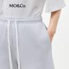 MO&Co. Straight Leg Elastic Waist Pants
