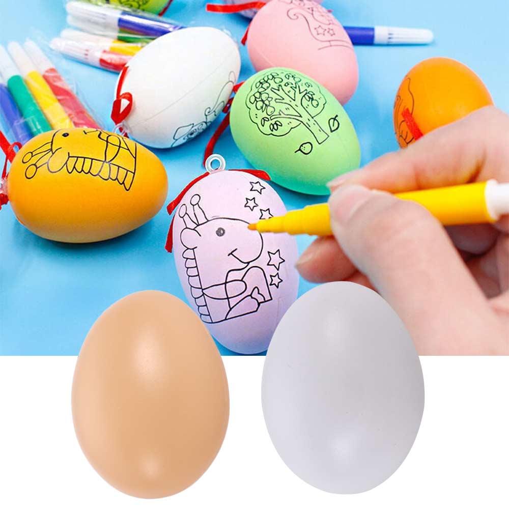 Painting Poultry Simulation Hen Breeding Educational Toy Easter Egg Fake Eggs Artificial Eggs