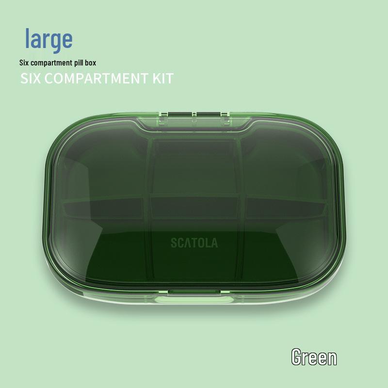 Organizator săptămânal portabil cu 21 de compartimente - Capacitate mare, Multi-compartiment sigilat pentru depozitarea și distribuirea medicamentelor