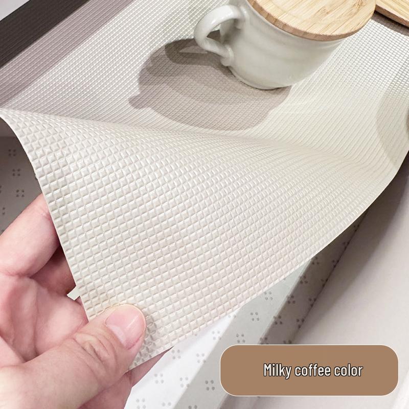 Waterproof Non-slip Cabinet & Drawer Liner, Oil & Moisture-proof for Kitchen, Shoe Cabinet, Refrigerator, Wardrobe, and Countertops.