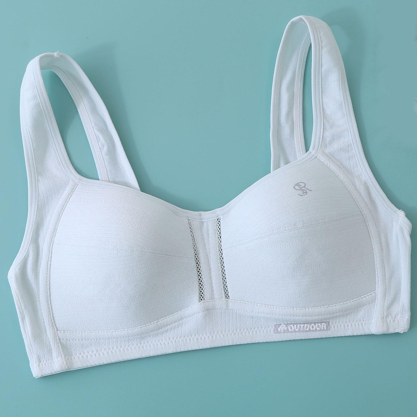 

Дышащий бюстгальтер с фиксированной чашкой для девочек-подростков и 18-летних Extra Large светло-синий