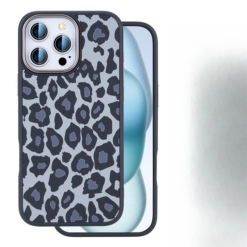 

Подходит для iPhone16proMax Леопардовый принт Светящийся чехол для мобильного телефона Богиня Apple 15 Ощущение кожи Противоударный 14 Защитный чехол 13 iPhone12proMax