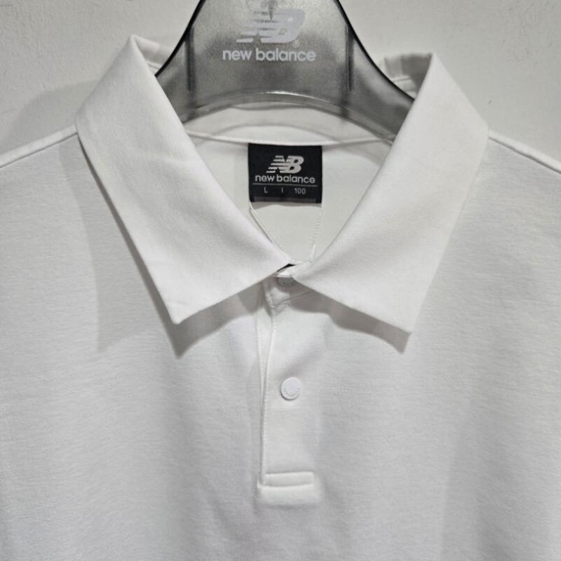 New Balance M Cool Polo Tee nbnff2M511 White