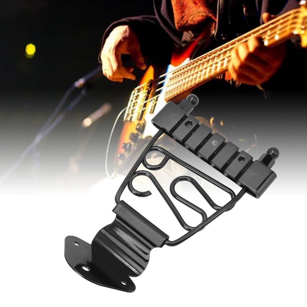 Matching Screws Guitar Tailpiece Black/Silver Metal Guitar Tailpiece 6 String Guitar чёрный