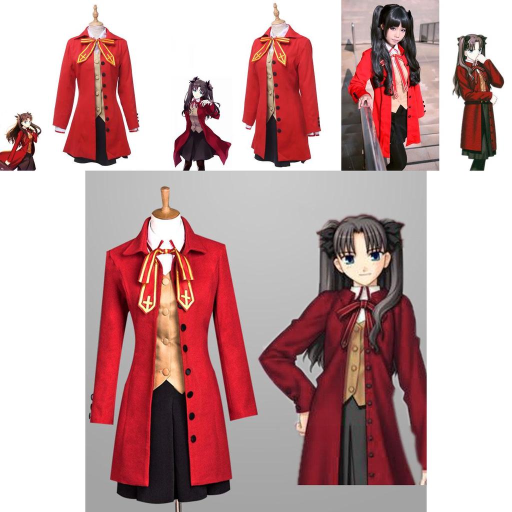 Authentic Tohsaka Rin Cosplay Outfit With Detailed Design And Quality Fabric