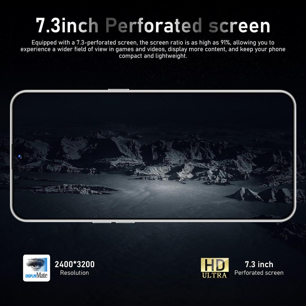 Smartphone F7 Ultra HD, 16GB+1TB, Large Screen, Android, In Stock