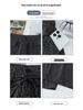 Damen Vintage High-Waist Locker Leopard Print Weite Hosen