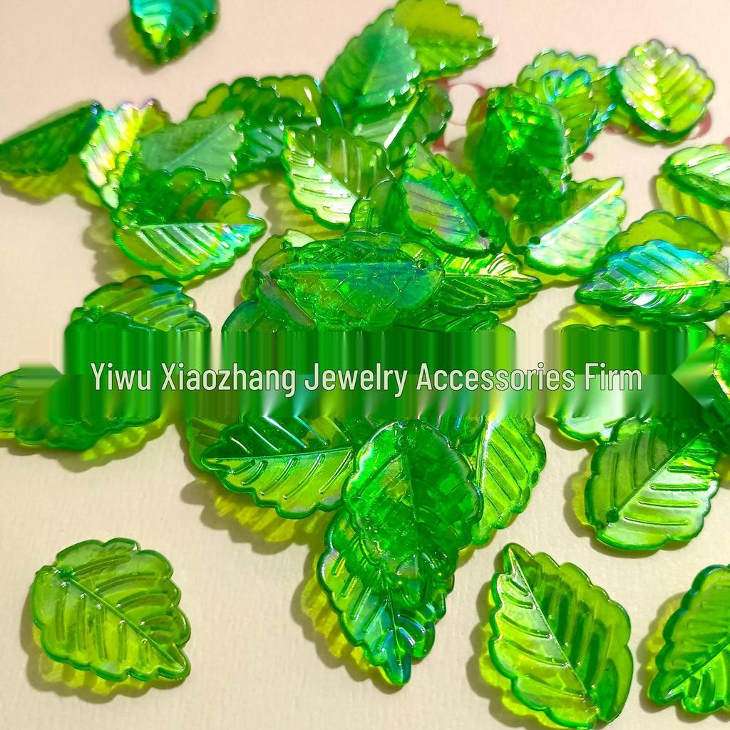 Simulated Plated Phoenix Flower Jewelry: Artificial Strawberry Leaves Headdress Beading Accessories
