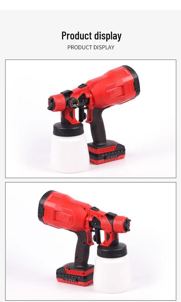 Rechargeable Lithium Battery Portable Paint & Disinfection Spray Gun