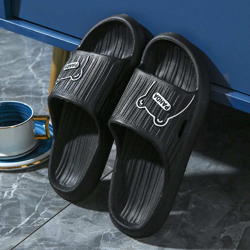 Men's Thick-Soled Sandals for Outdoor & Indoor Use - EVA, Non-Slip, Odor-Resistant, Bathroom, Summer Wear. Suitable for Women.