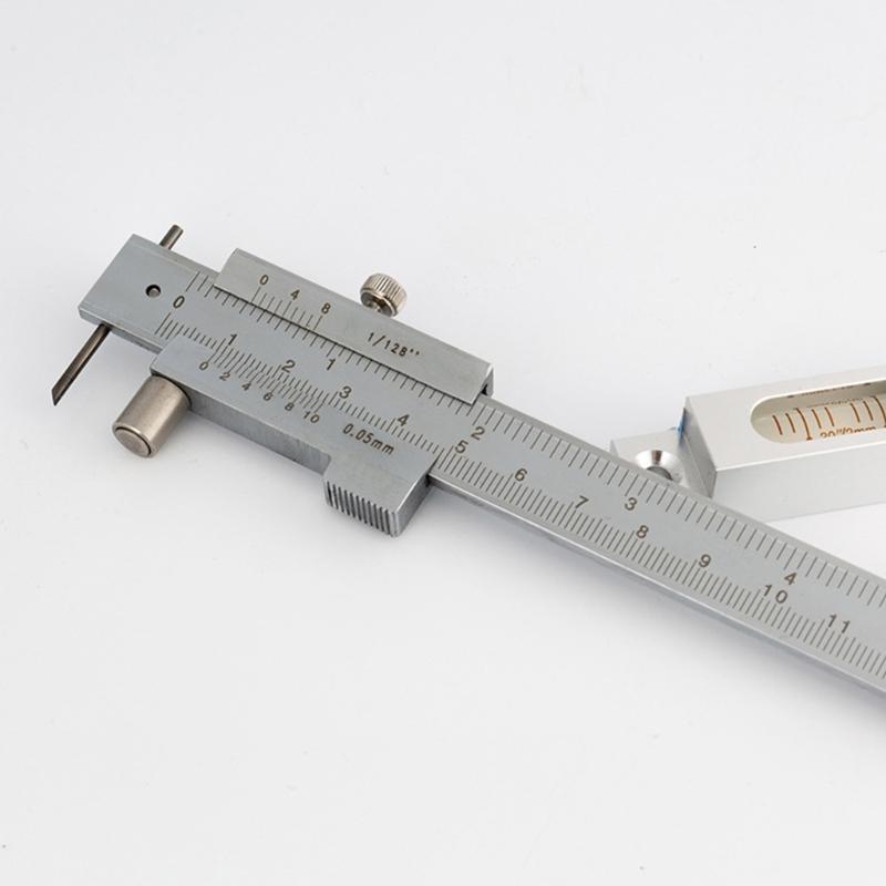 Metal Verniers Calipers 8in 200mm Stainless Steel with Engraveds Scale for Scribing Iron Wood and Other Surfaces