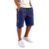 Men's Running Shorts with Reflective Strip, Zipper Pockets, Straight Fit for Athletic Performance