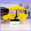 Artificial Pine Tree Plant Miniature Faux Bonsai Decorative Gift For Home Office