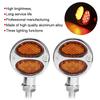 Motorcycle LED Turn Signal Light Brake Lamp Metal   Blinker Flashers 12V 4 Wires