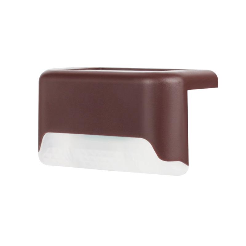 4pcs LED Solar Stair Lamp IP65 Waterproof Outdoor Garden Pathway Yard Patio Stairs Steps Fence Lamps Solar Night Light