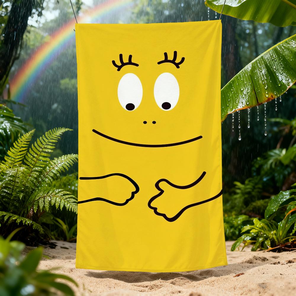 BB-Barbapapas-s cartoon Towel Beach Quick Dry Soft Pool Towels Gift for Travel Gym Shower Camping sports