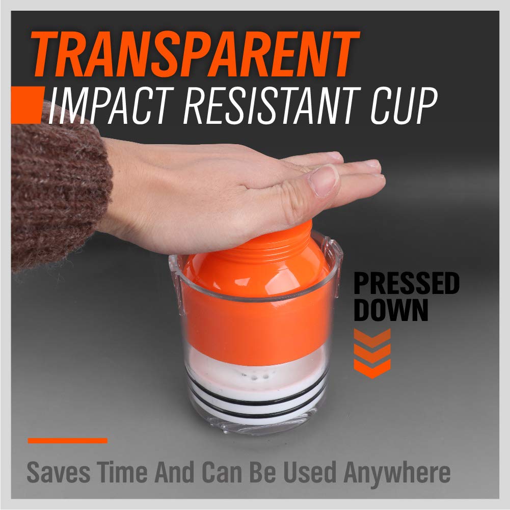 HORUSDY Handy Packer Bearing Packer, Portable Wheel Grease Bearing Packer Tool, Easy Use, Remove & Repack