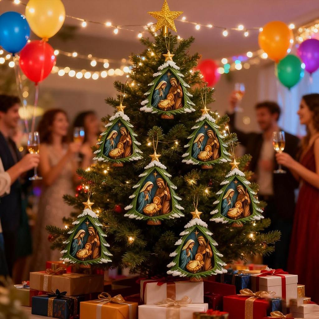 Nativity Christmas Tree Ornament