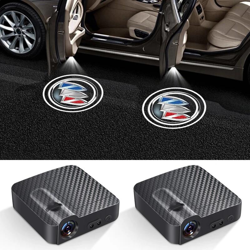 Led Logo Car Door Welcome Light For Buick Century Excelle XT Envision Excelle GT Verano Regal LaCrosse Park Avenue Envista GL8