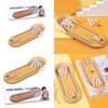 Wooden Mini Bowling Toy For Kids Family Engagement Puzzle Game For Home Entertainment