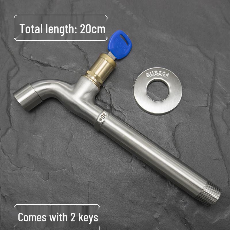 

TLXT Anti-Theft Stainless Steel Mop Pool Faucet