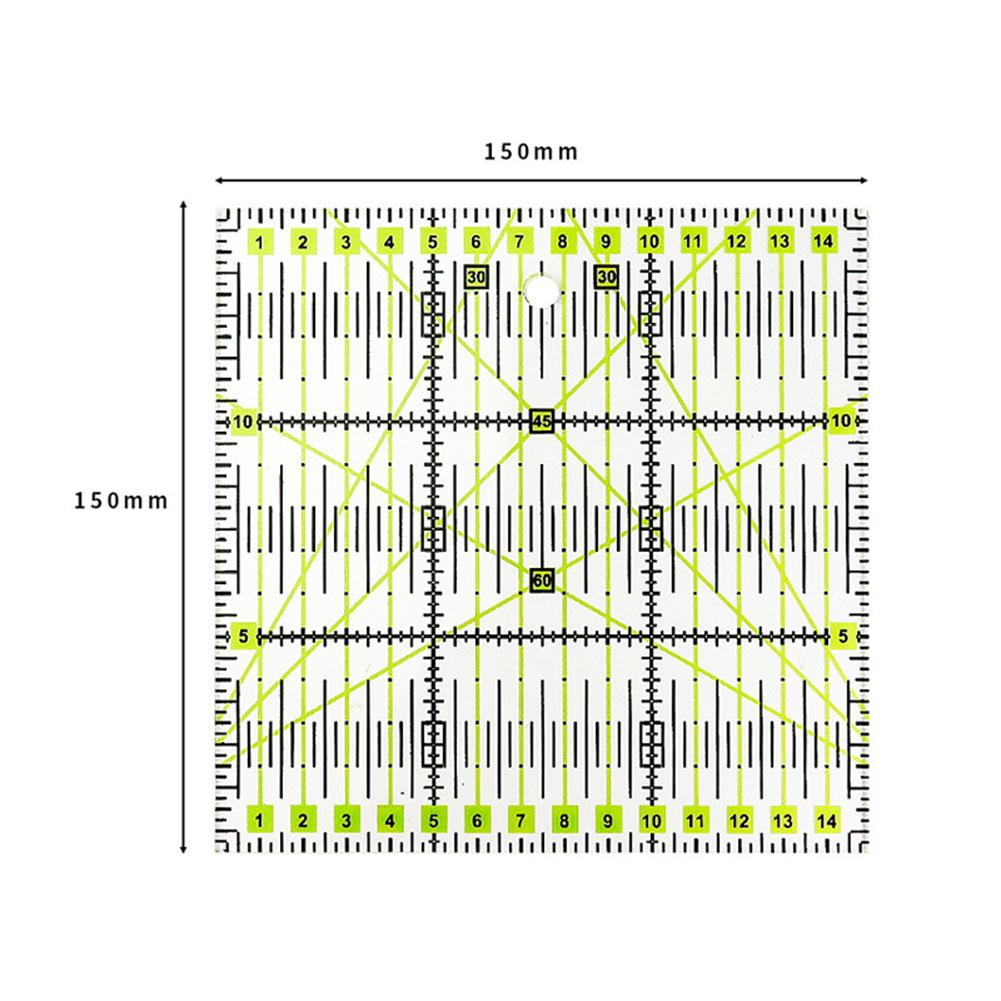 Acrylic Patchwork Ruler Double Color Feet Tailor Yardstick Cutting Quilting DIY Sewing Measuring Tools Drawing Ruler