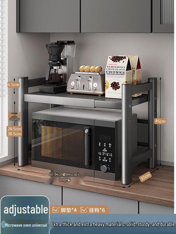 

Zhaoran Extendable Kitchen Microwave Oven Storage Rack