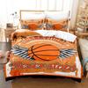 Football Basketball Bedding Set Soft Airy Skin-Friendly Sport Twin King Size Duvet Cover  Durable Stretchable Fabric Boys Gift