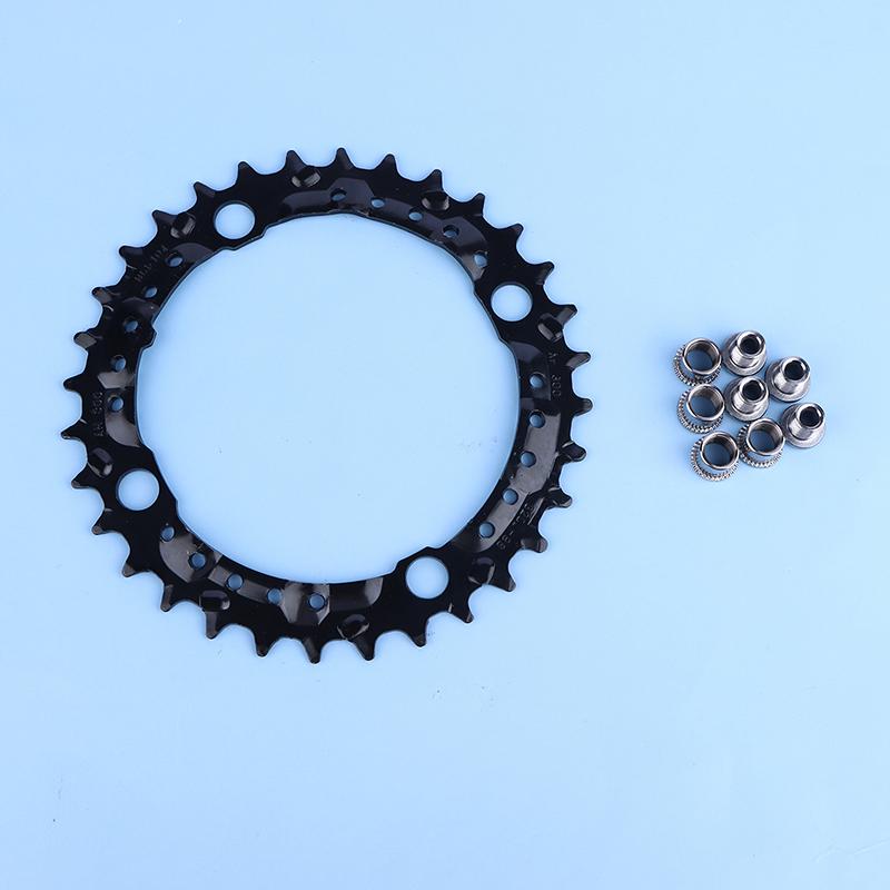 Bucklos Převodník na kolo 104Bcd 3x9S 22T/32T/44T Převodník pro horské kolo Odolný 104/64Bcd Trojitý převodník Sada Cyklistické díly