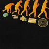 Evolution Of The Money T Shirt for Men Pure Cotton Tshirt Fashion Tees Crypto Bitcoin Gift Tshirt