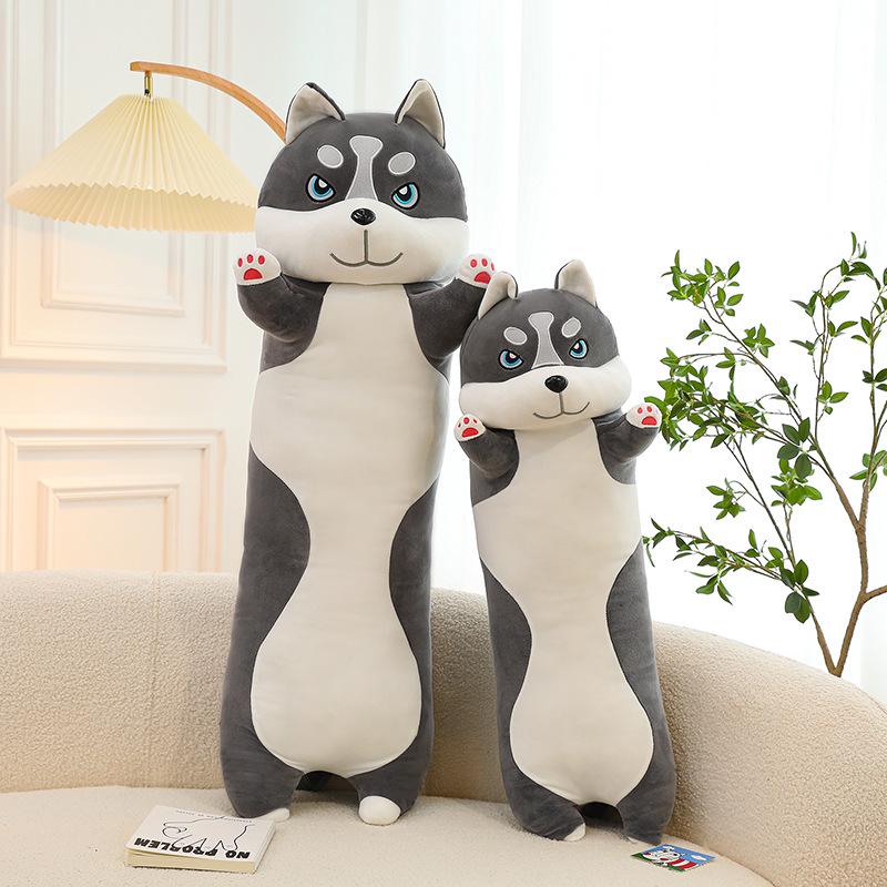 

Плюшевая подушка-обнимашка Хаски и спинка - Большая мягкая игрушка, Идеальный подарок на день рождения 50cm (0.2kg)