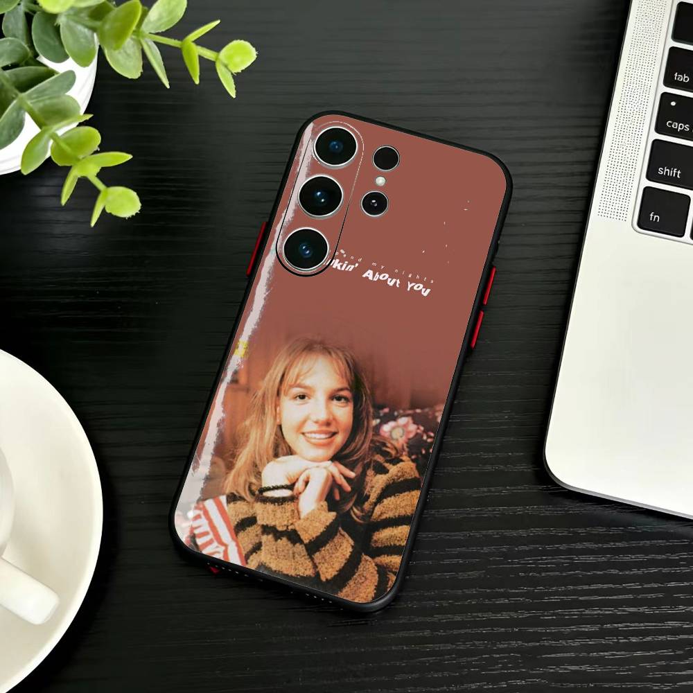 

Singer B-Britney Spears Phone Case For Samsung S26,S25,S24,S23,S22,S21,S20,S30,Ultra,Plus,Fe,Note,5G Black Cover Samsung S23plus5G
