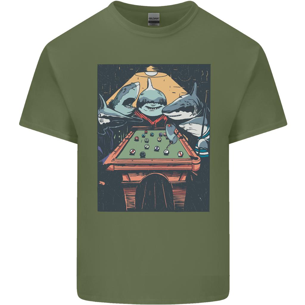 Pool Shark Snooker Player Unisexs Light Cotton TShirt