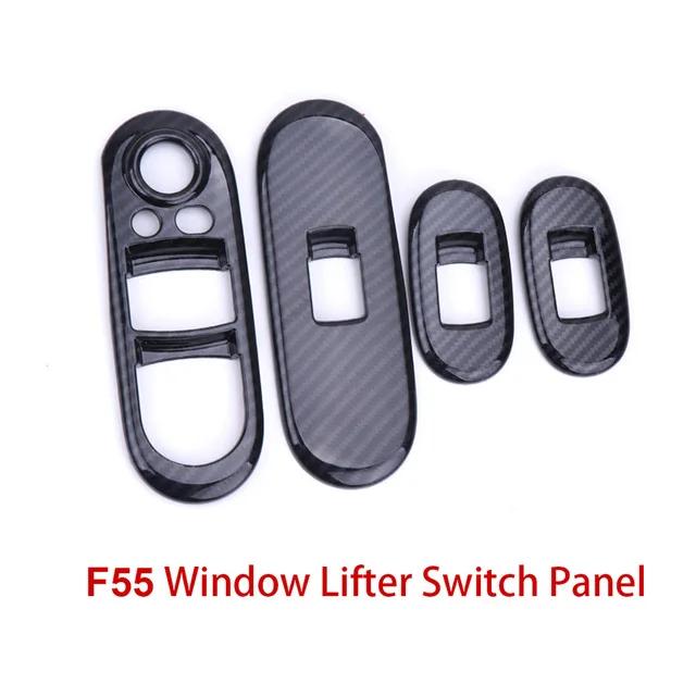 Carbon Fiber Window Lifter Switch Cover for Mini Cooper S JCW F55 F56 Hatchback F55 Lifter Switch