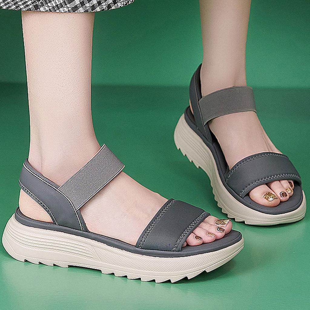 Shoes For Woman Summer Thick Soled Sandals Lightweight Non Slip Comfortable And Casual Sports Sandal Holiday Wear Women'S Shoe
