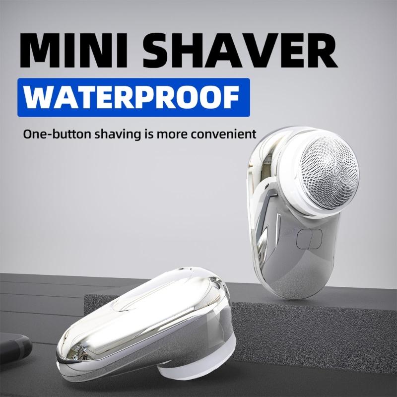 Waterproof Powerful Pocket Electric Shaver For Men Mini Travel Rechargeable Face Shaving Machine Beard Electric Razor