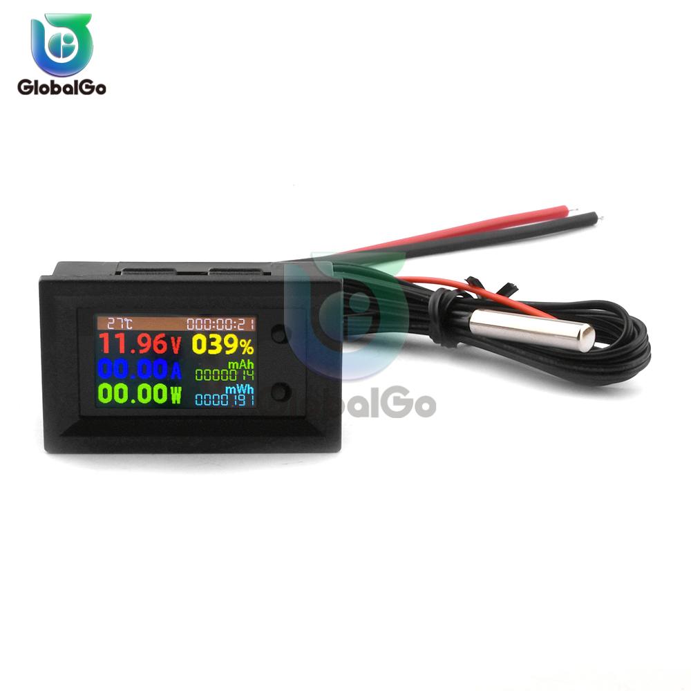8 In1 Multifunctional Digital Voltmeter Ammeter Tester DC4-30V Voltage Current Power Energy Battery Electricity Test Meter