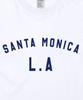 PAPERBOY Crop Santa Monica Short Sleeve T-Shirt - White