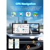 11.26 inch ADAS Car DVR 4K Dash cam Wireless Carplay Android Auto Bluetooth Dashboard Video Recorder Siri Voice Control FM AUX