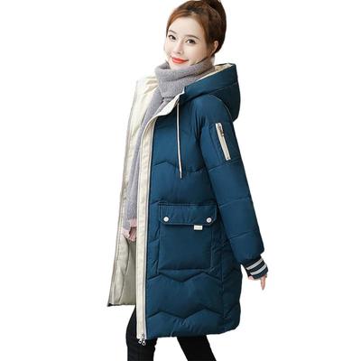 Frauen Mantel Mit Kapuze Jacke Winter Lässige Parkas Herbst Warme Brief Drucken Lange Weibliche Zipper Oberbekleidung