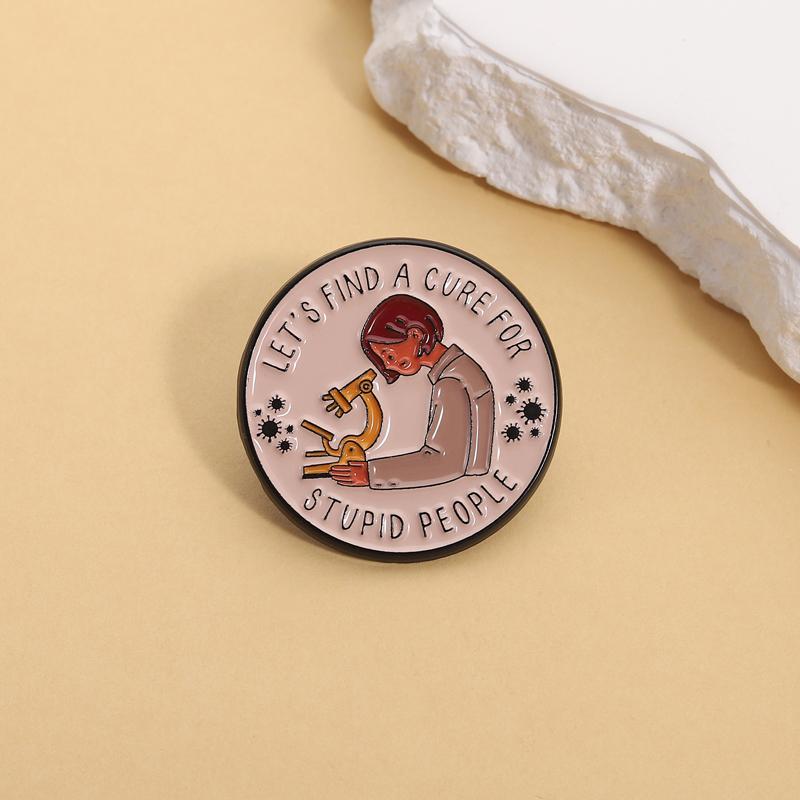 Frauen in der Wissenschaft Emaille-Anstecknadeln Feminismus Broschen Reversabzeichen Experimentelle Studien Schmuck Geschenk für Studenten Freunde