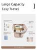 2024 Women’s Portable Large-Capacity Clear Cosmetic Bag with Dry-Wet Separation for Travel