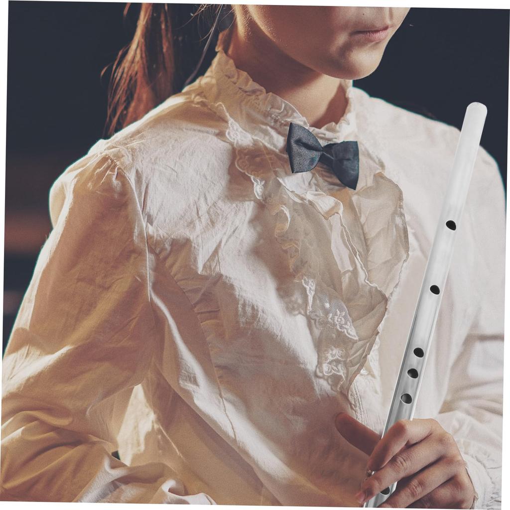 UPKOCH Sprickbeständig, Skadebeständig Stål Bärbar Flöjt, Lätt och Hållbar, Nybörjarflöjt med Precisionshål för Exakt Tonhöjd