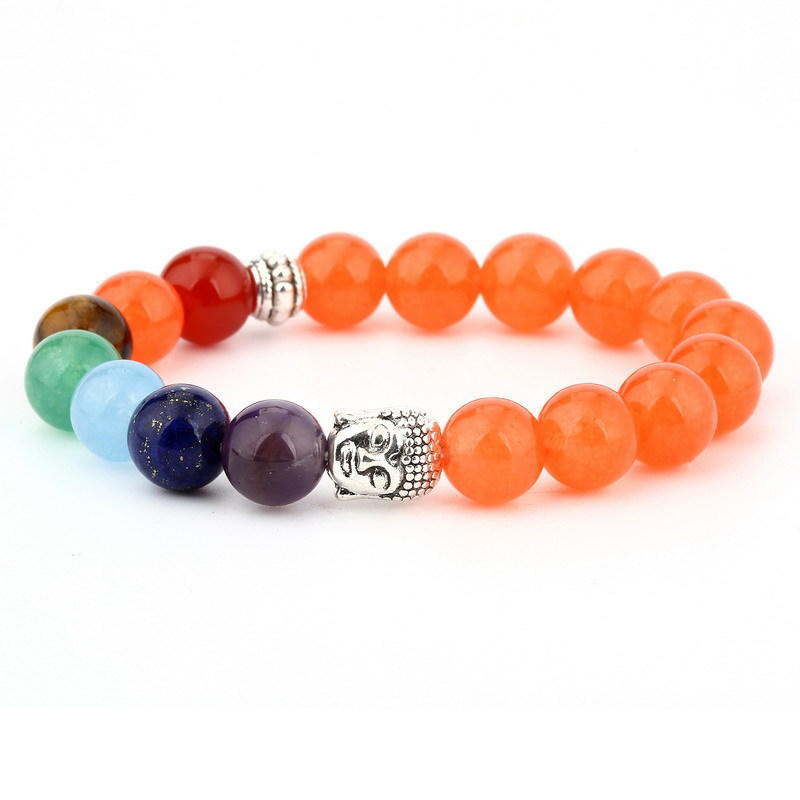 JYL TS Bracelet Colorful Stone  Volcanic Style Brings Vibrant Luck And Joy