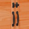 Garden Shed with Lock Brown 106.5 x 56 x 113.5 cm
